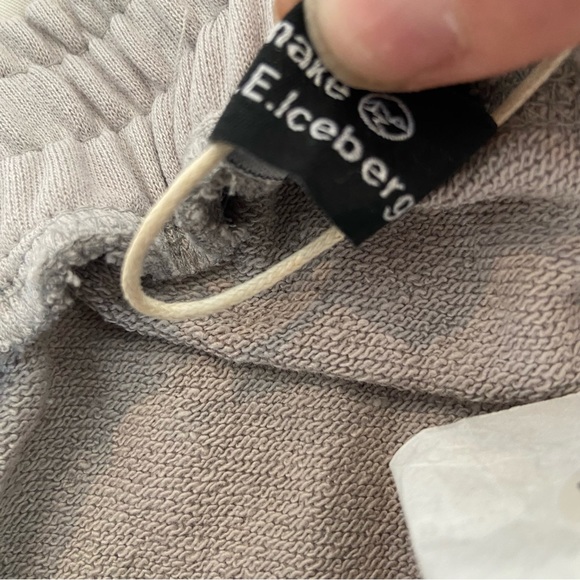 ICEBERG Light Grey Joggers Sweatpants Lounge Pants Large NWOT - Picture 6 of 7